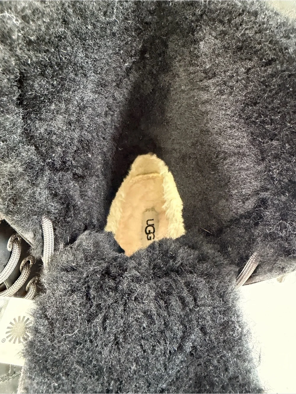 Ugg Adirondack II Exotic Waterproof Black Leopard Print Size 11